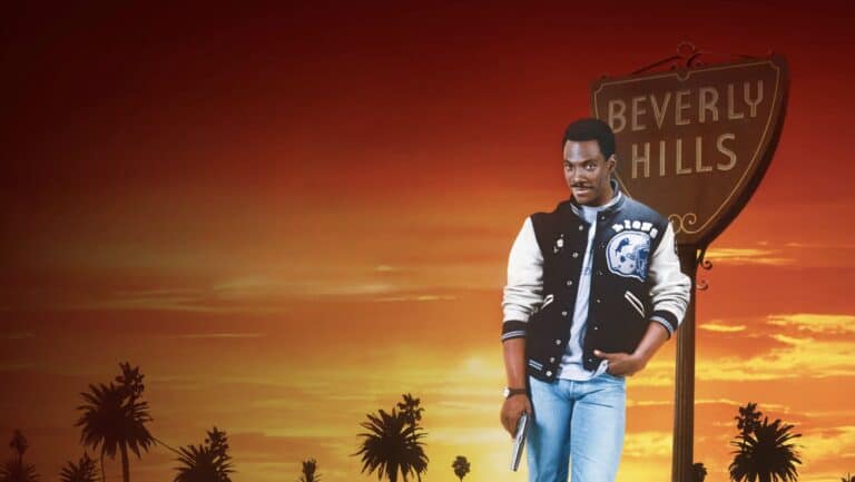 Eddie Murphy på posteren til Beverly Hills Cop 2