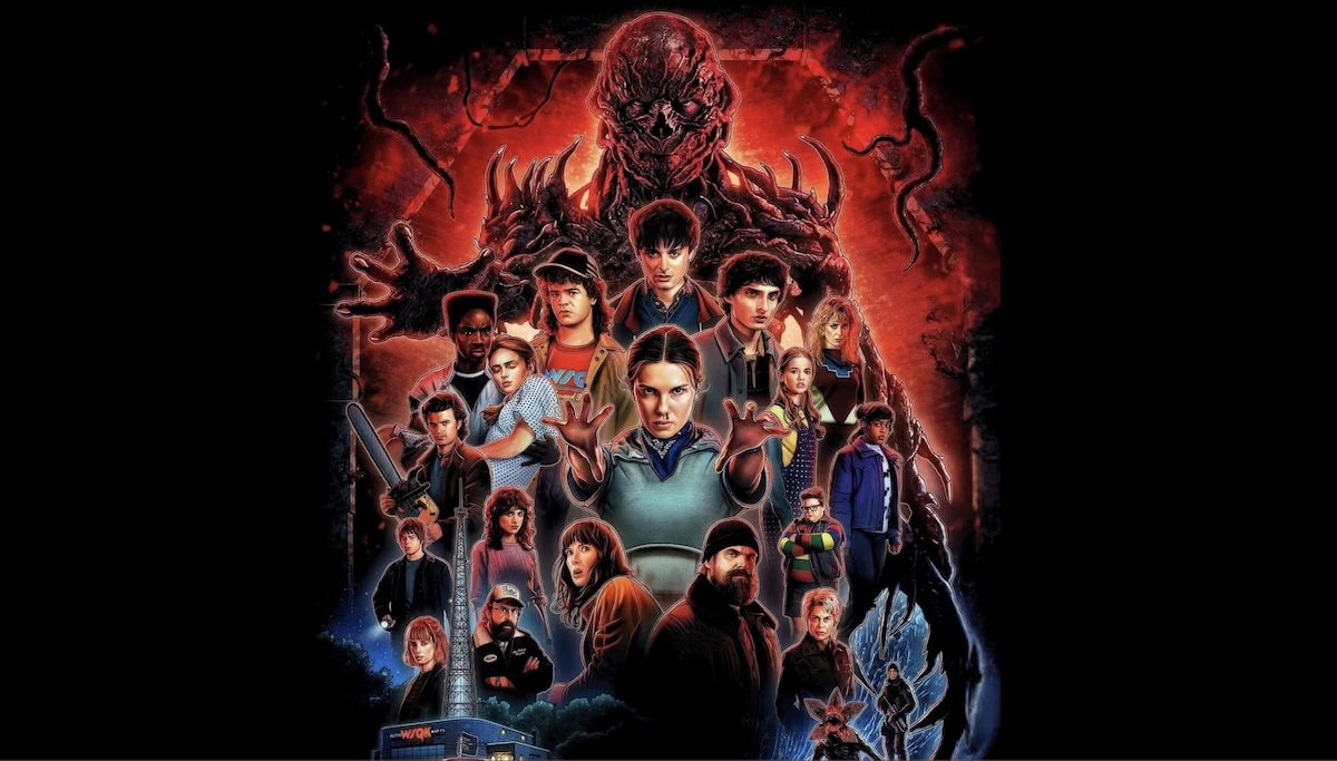poster av sesong 5 finale av Stranger Things