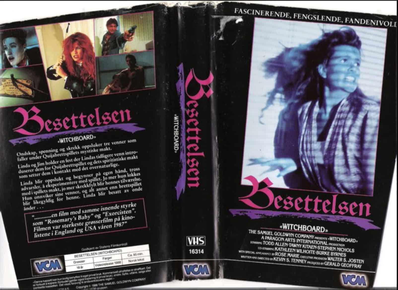 Kultfilm "Besettelsen" VHS
