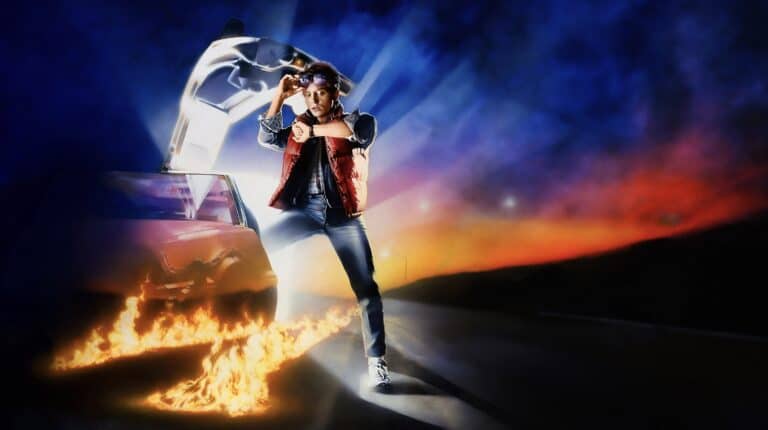 Poster liggande av Back To The Future (1985)