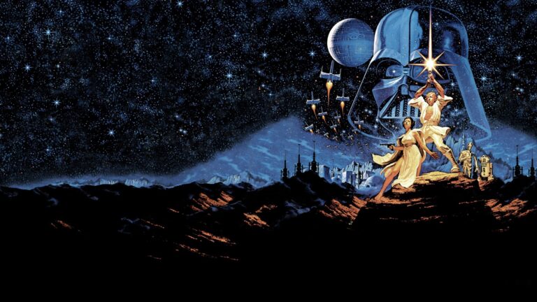 Star Wars (1977) Poster liggande