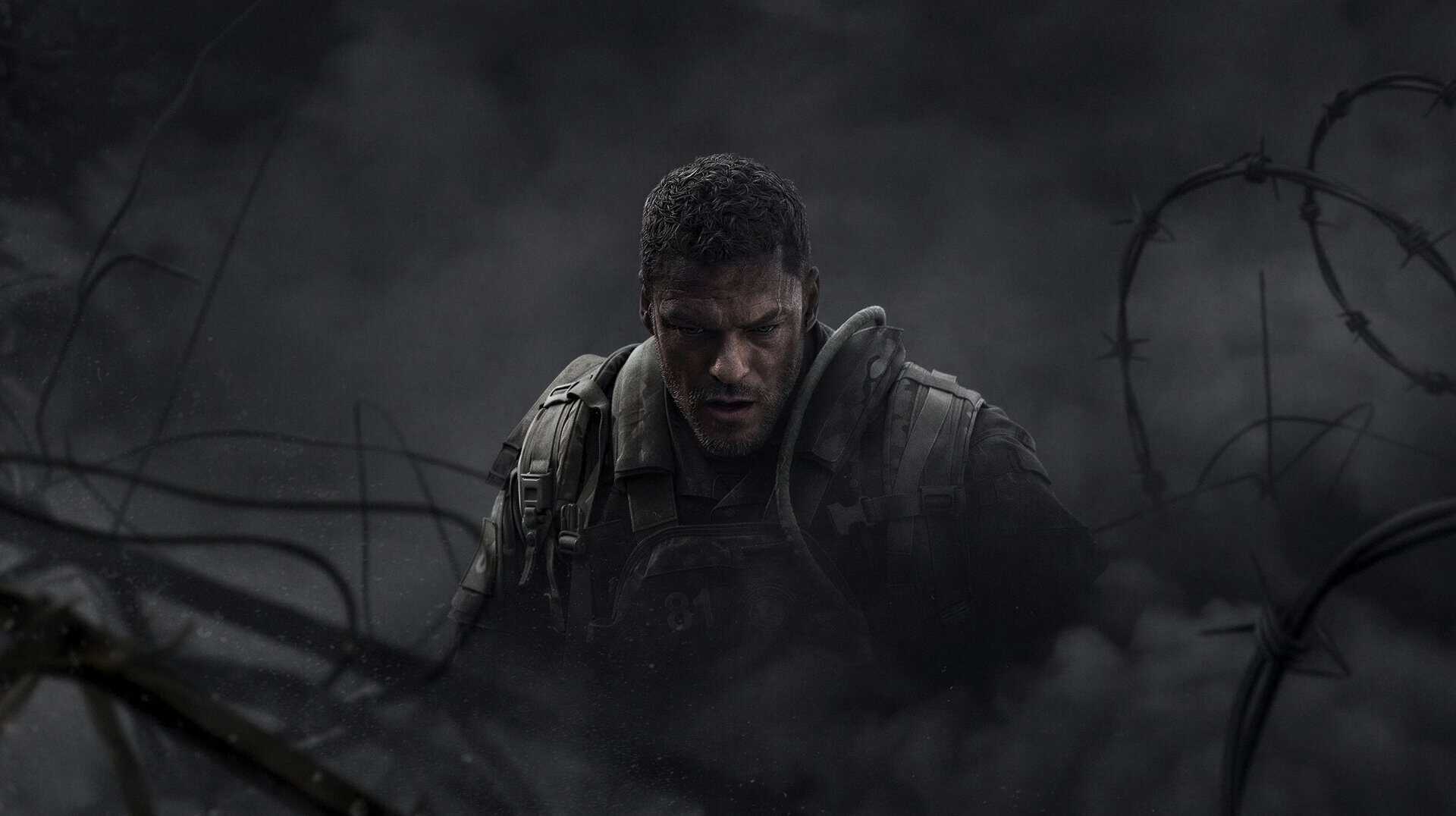 War Machine (2026) Poster med han Reacher duden
