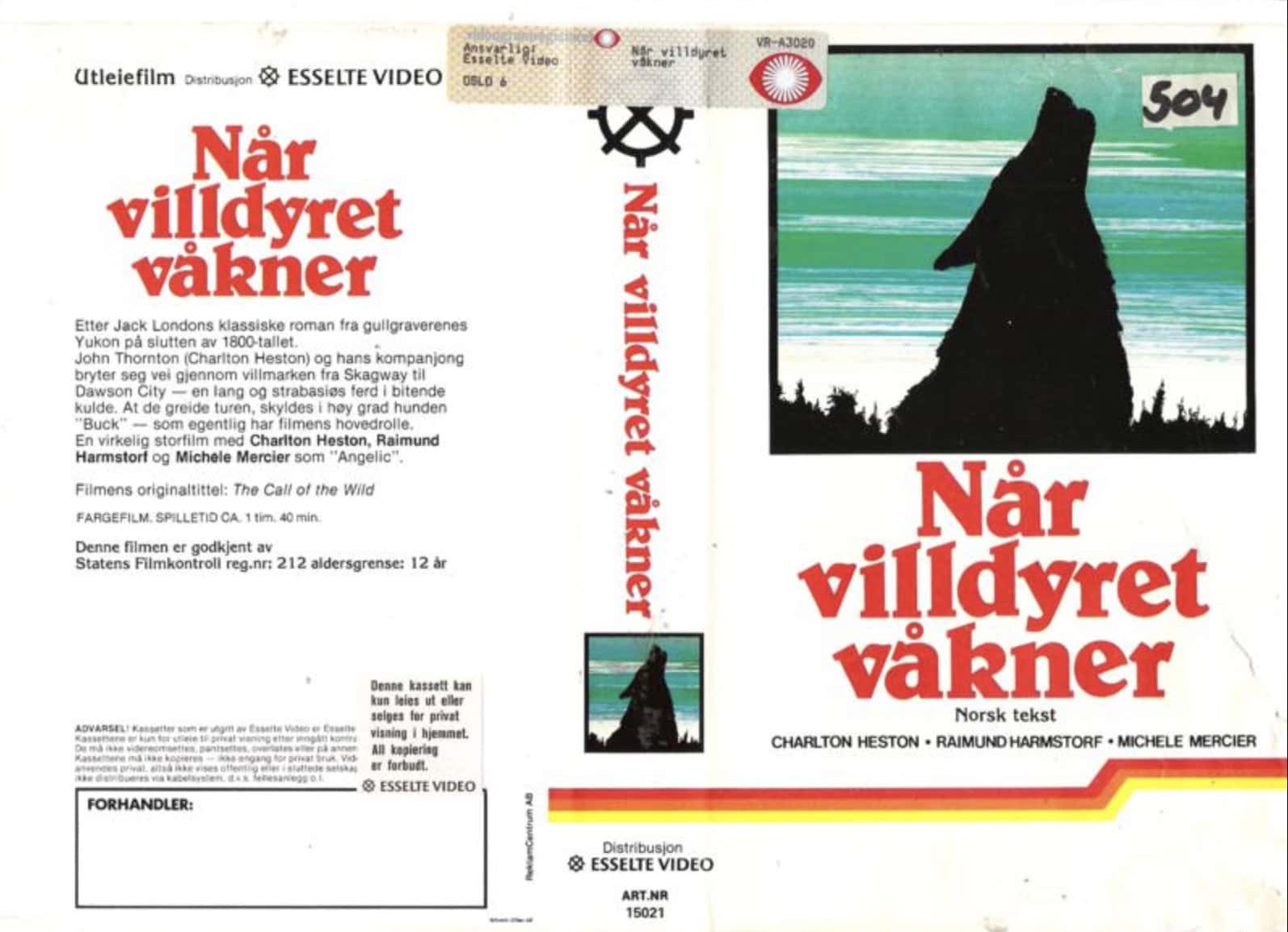 VHS cover av Når villdyret våkner