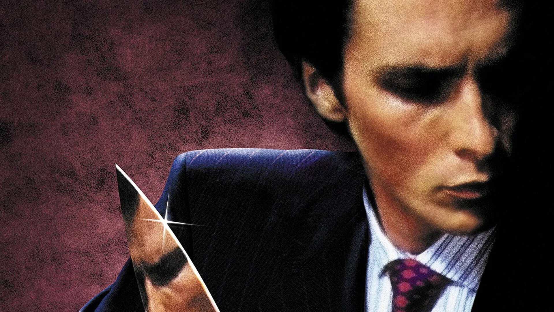 Poster av filmen American Psycho (2000) med Christian Bale