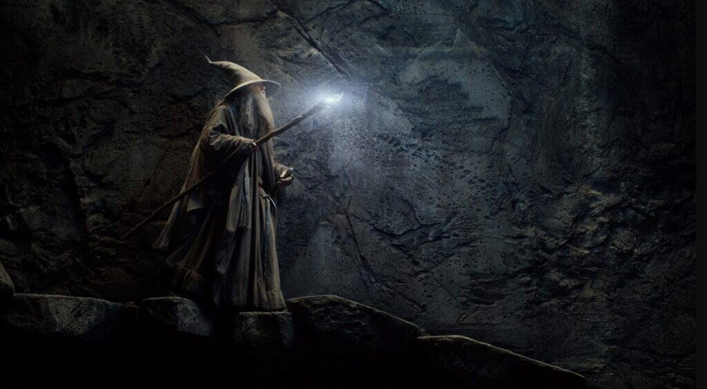 Gandalf i Lord of The Rings. Mines of Mora