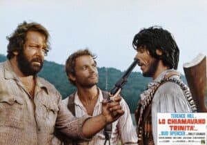 Bud Spencer og Terence Hill i They Call Me Trinity - VHS nostalgiske minner