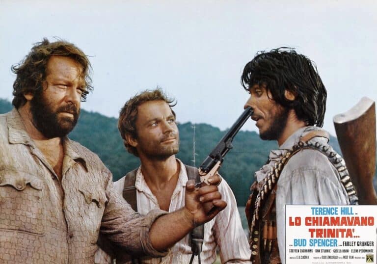 Westernkomedie med Bud Spencer og Terence Hill i They Call Me Trinity - VHS nostalgiske minner