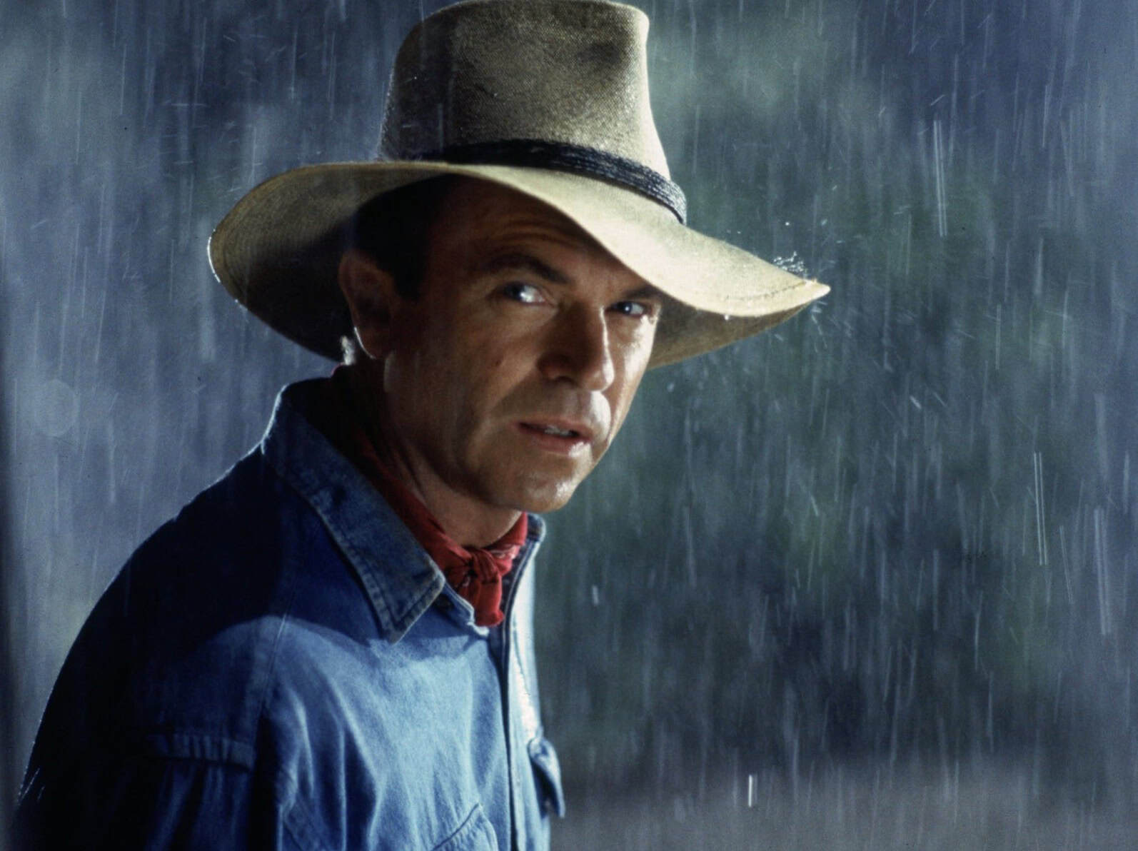 Sam Neill i Jurrasic Park frå 1993