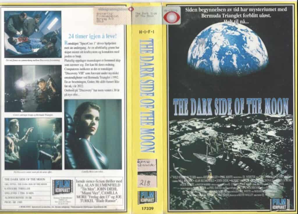 Det norske VHS-Coveret av Dark Side Of The Moon (1990)
