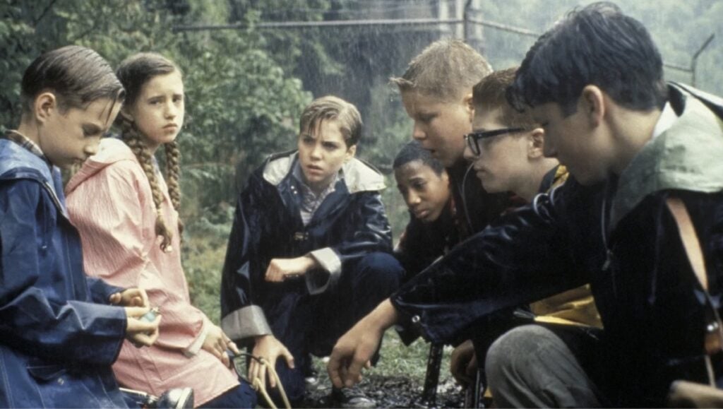 Karakterene i It (1990) då dei var barn.