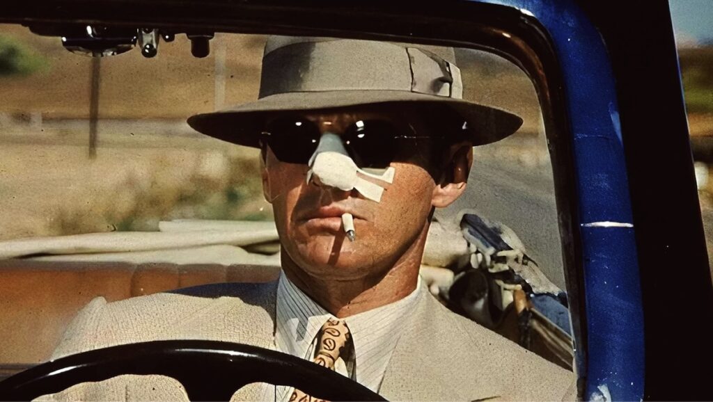 Jack Nicholson som privatdektektiven Jake frå filmen Chinatown