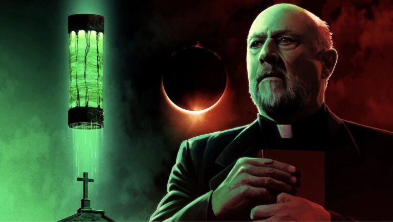 Ein poster av skrekkfilmen Prince of Darkness frå skrekkmeister John Carpenter.