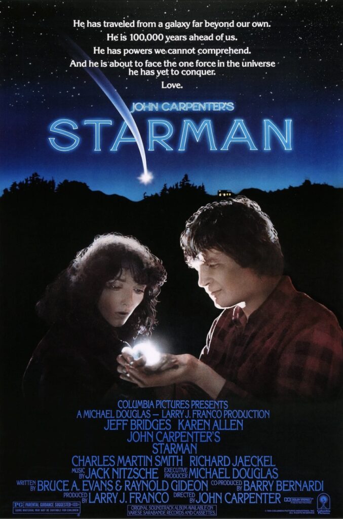 Starman 1984 sin originale filmplakat.