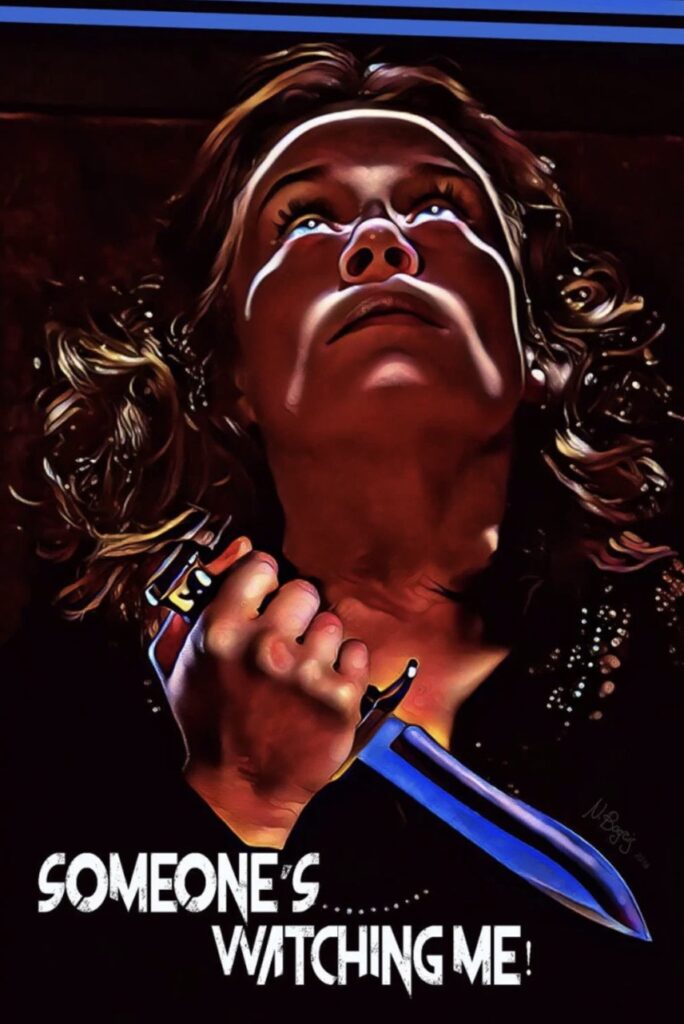 Ein poster av John Carpenters Someone's Watching Me! (1978).