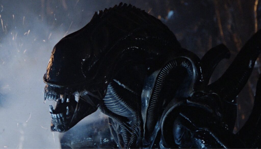Eit Alien frå James Camerons Aliens (1986).