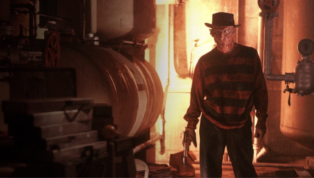 Freddy Krueger frå A Nightmare On Elm Street (1984).