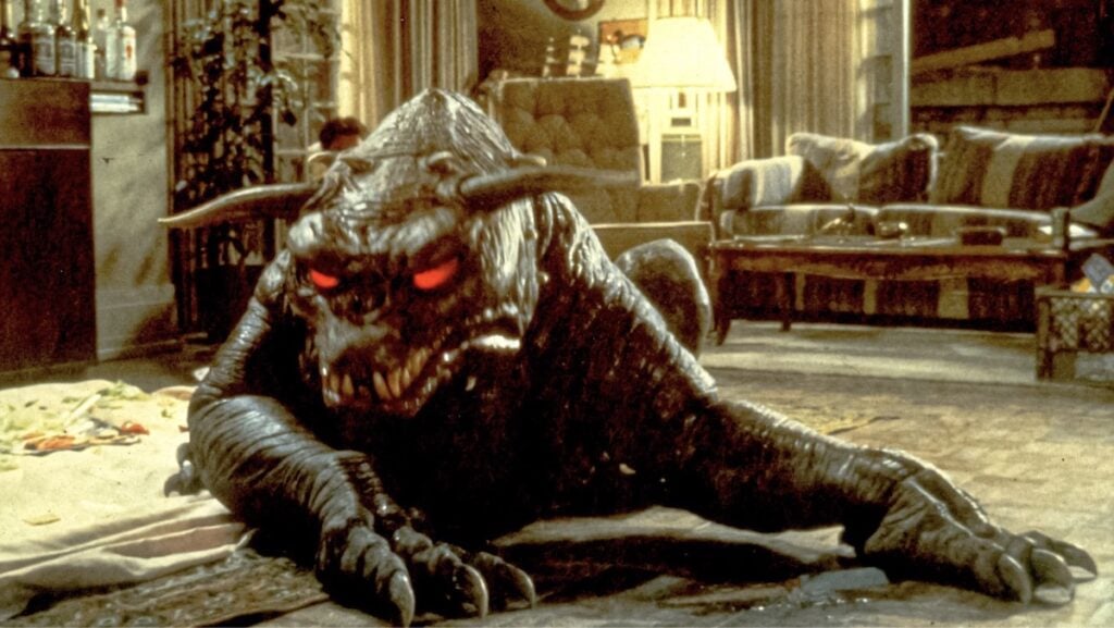 Monsteret Terror Dog  frå skrekkomedia Ghostbusters 1984.