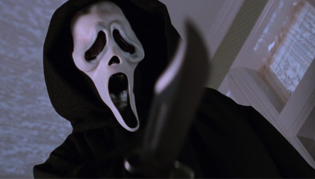 Ghostface frå skrekkfilmen Scream (1996).