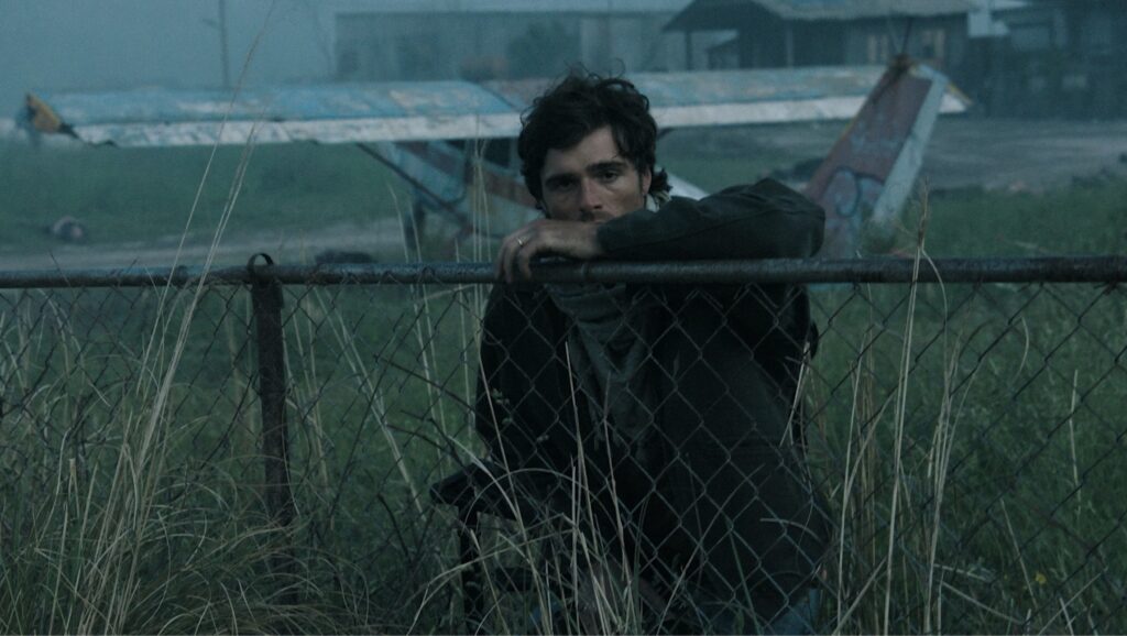Jacob Elordi i den post-apokalyptiske filmen The Dog Stars (2026) av Ridley Scott.