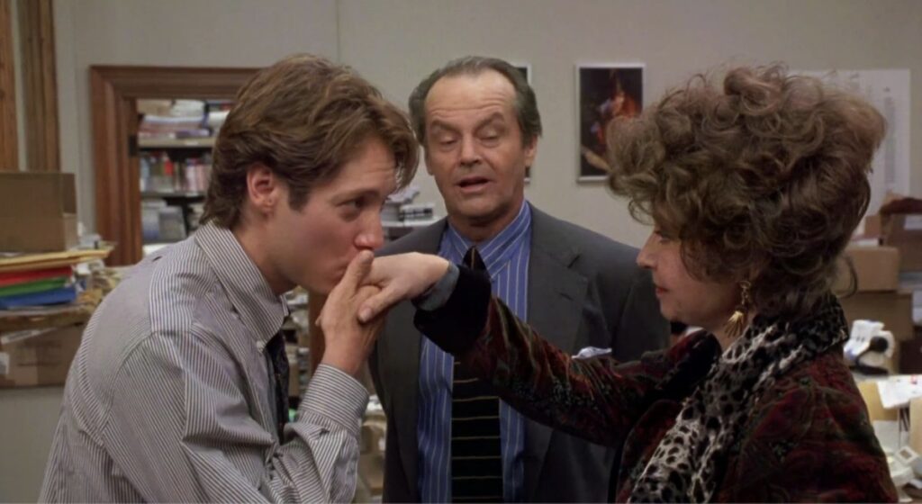 James Spader som skurk i filmen Wolf frå 1994.