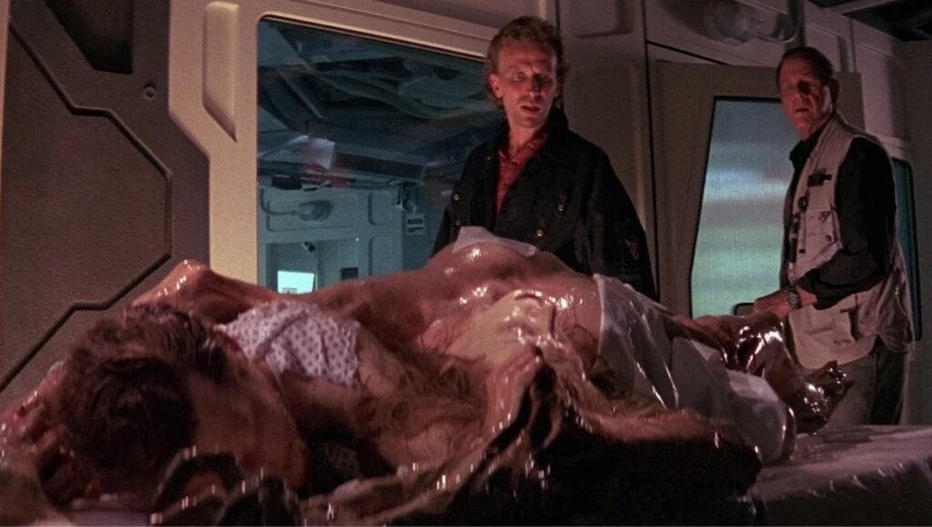 Leviathan monsteret med Richard Crenna og Peter Weller, frå 1989.