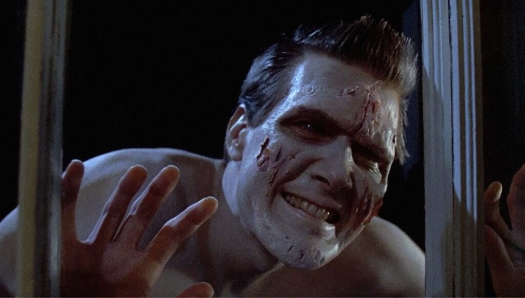 Ein Zombie som styres av slugs frå skrekkfilmen Night of the Creeps (1988).