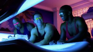 Mark Wahlberg saman med Dwayne Johnson i Pain & Gain (2013)
