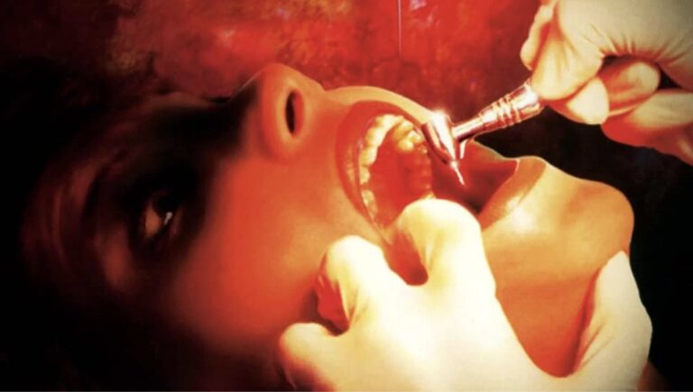 Ein poster av The Dentist frå 1996.