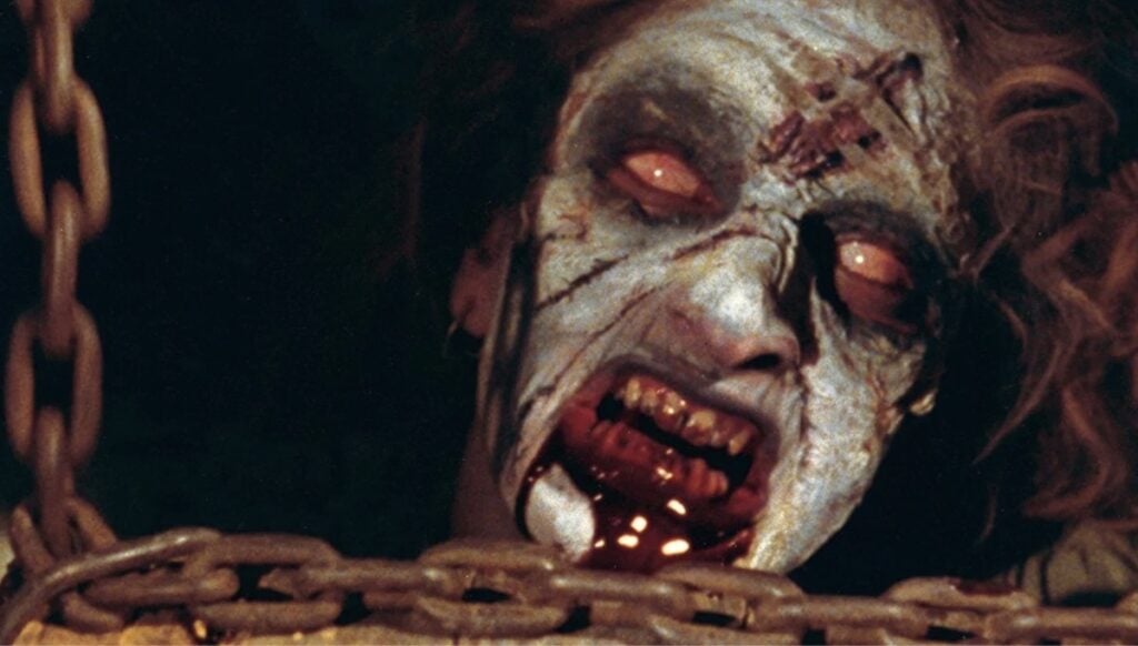 Dei skumle Deadites frå Sam Raimis The Evil Dead (1983).