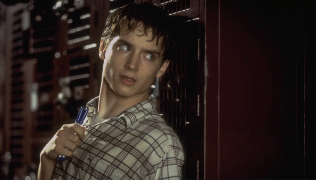 Elijah Wood som skulens "brain" i filmen The Faculty