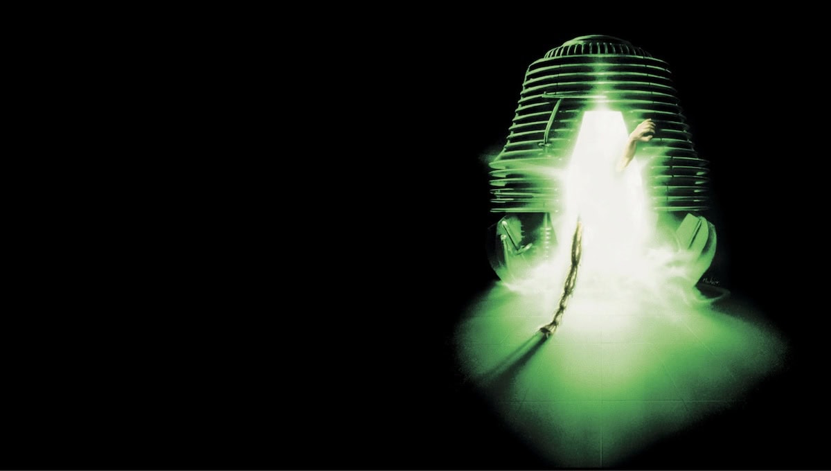 Ein poster av David Cronenberg sin The Fly (1986).